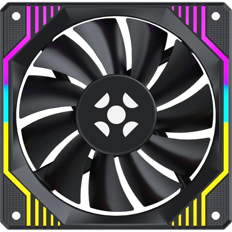 Cooler para Gabinete Fortrek Frosty Rainbow 120mm