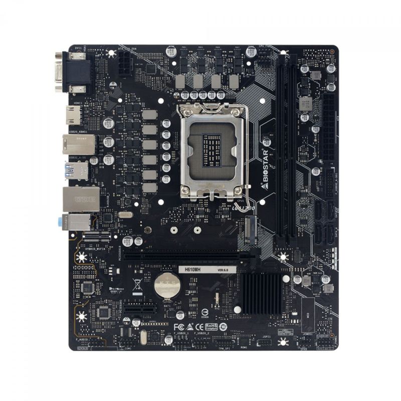 Placa Mãe Biostar H610MH M.2 DDR4 LGA 1700