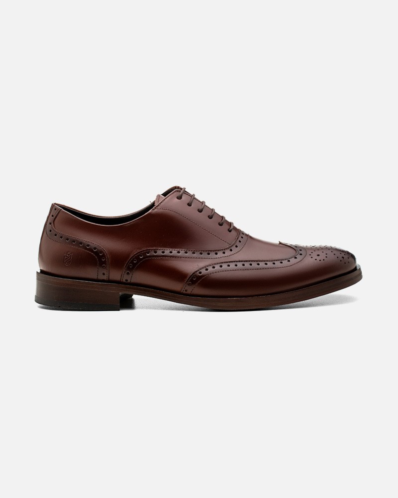 Sapato Masculino Brogue Baron Mouro