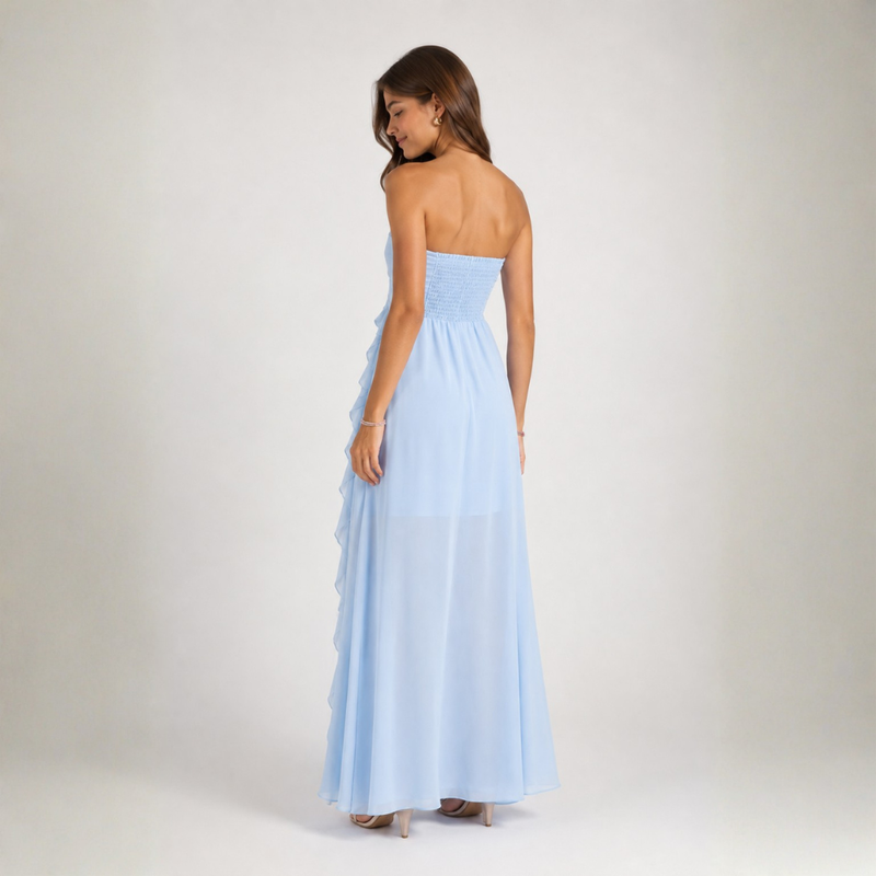VESTIDO ANTONIA AZUL CELESTE