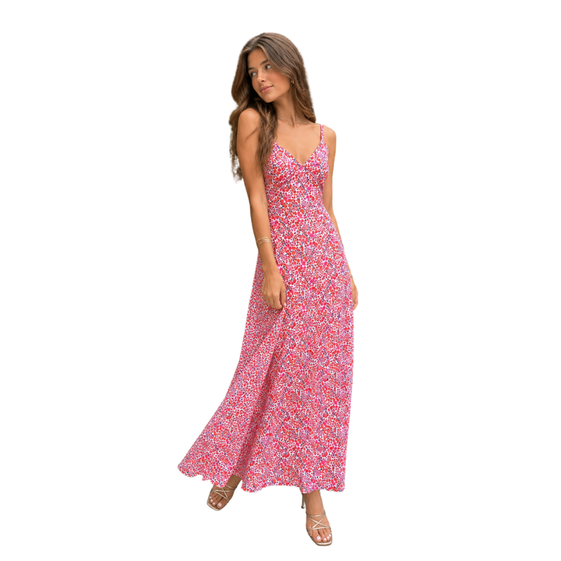 VESTIDO PIPA ESTAMPADO MULTICOLORIDO