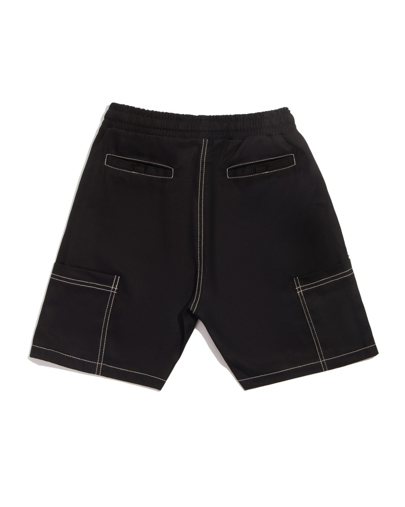 Black Folder Shorts