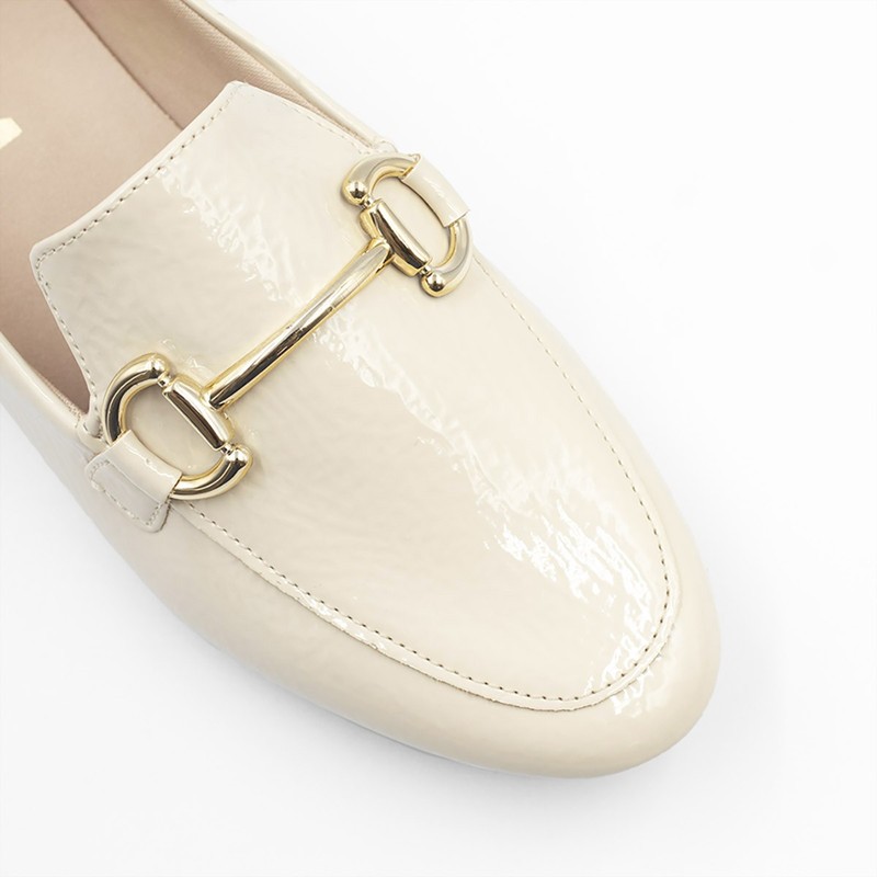 Mocassim Detalhe Aretha Creme