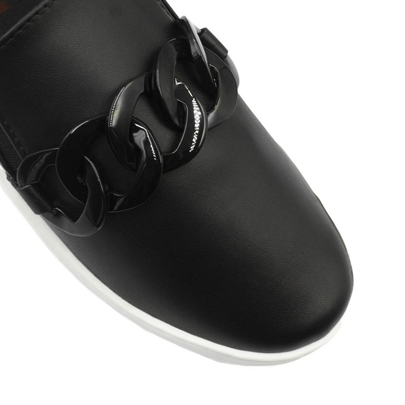 Slip-on Corrente Gisele Preto