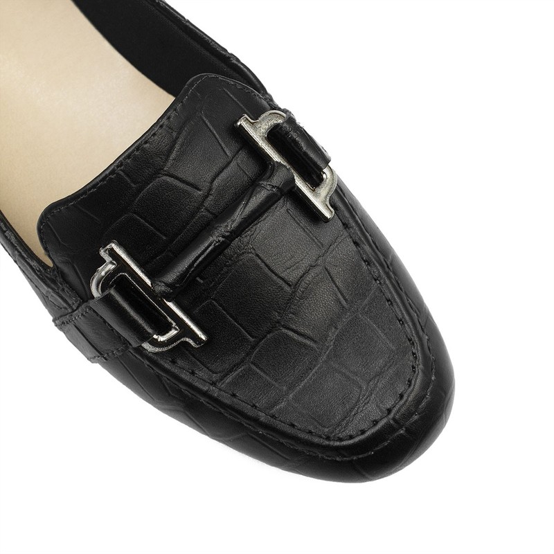 Mocassim Fivela Marisol Preto