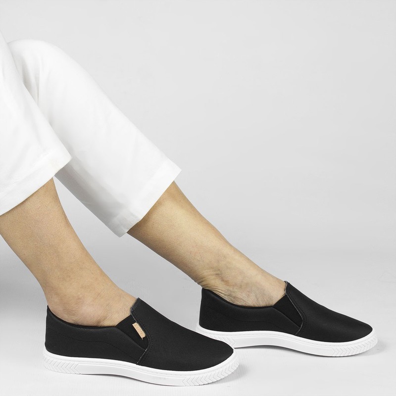 Slip-On Lezard Lavinia Preto