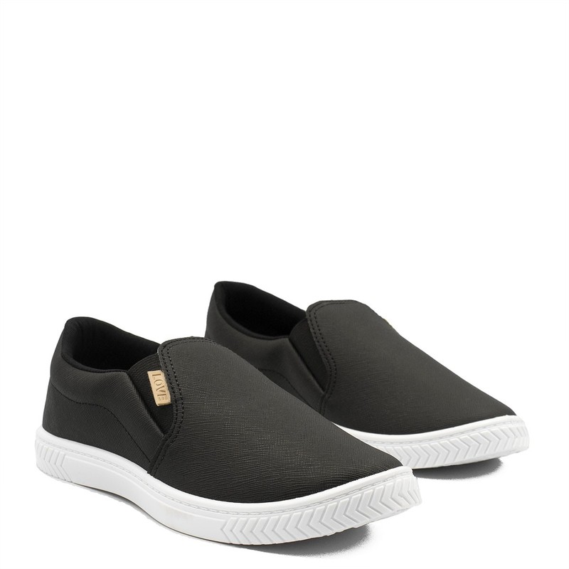 Slip-On Lezard Lavinia Preto