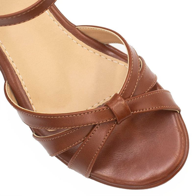 Sandália Zatta Anabela Flat Alanis Marrom