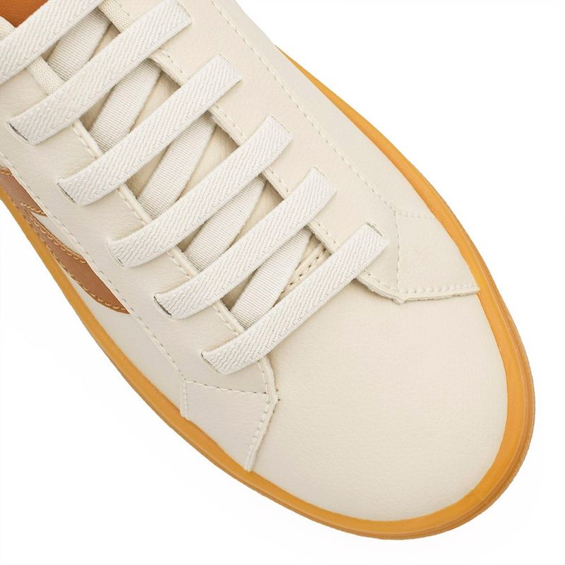 Tênis Zatta Casual Cadarço Julieta Creme