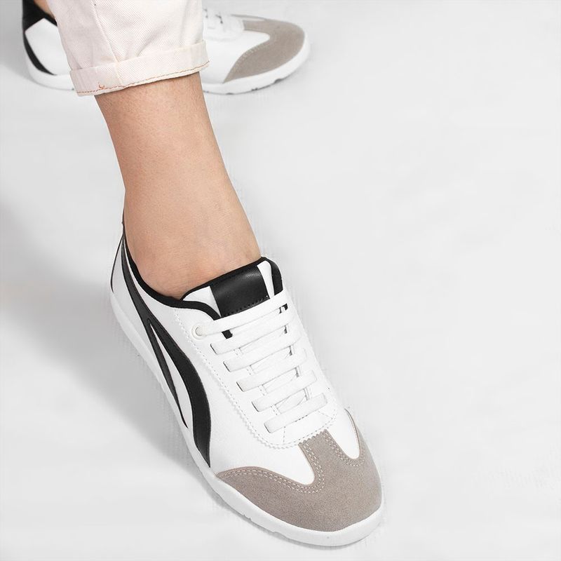 Tênis Casual Bicolor Jack Branco 