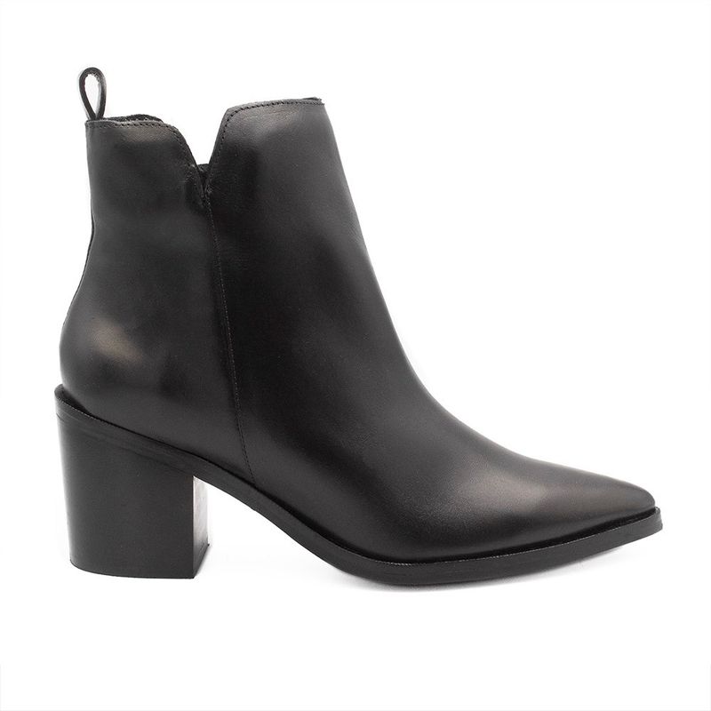 Bota Zatta Cano Médio Bico Fino Georgia Preta