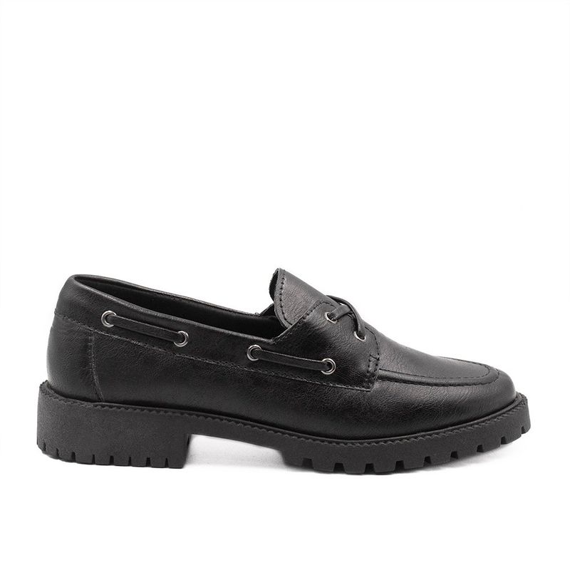 Mocassim Zatta Tratorado Edite Preto 