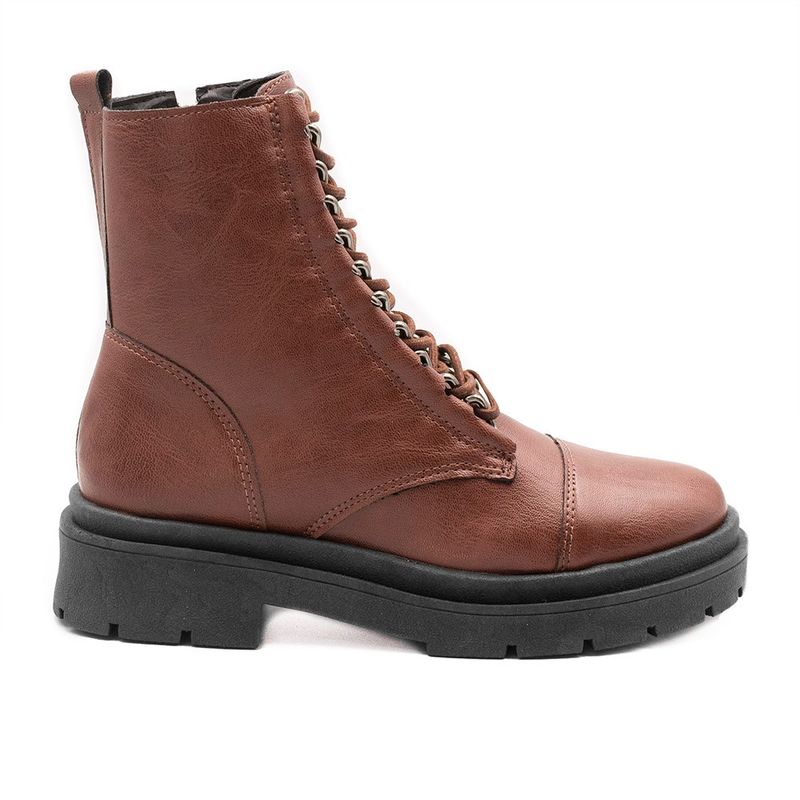 Bota Coturno Zatta Corrente  Anabele Marrom