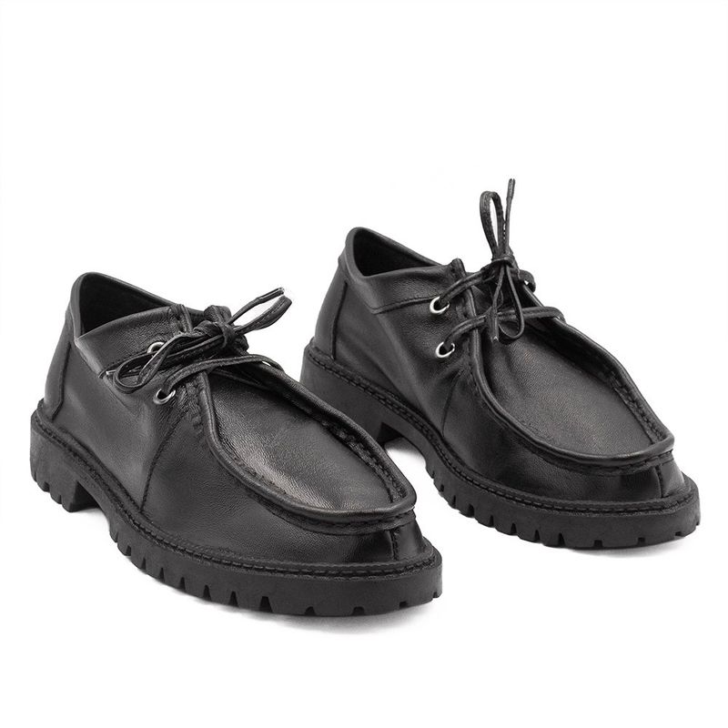 Sapato Oxford Zatta em Couro Camile Preto