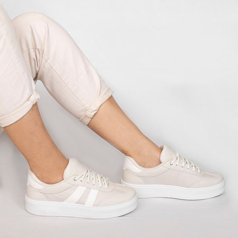 Tênis Zatta Casual Cadarço Charlote Branco