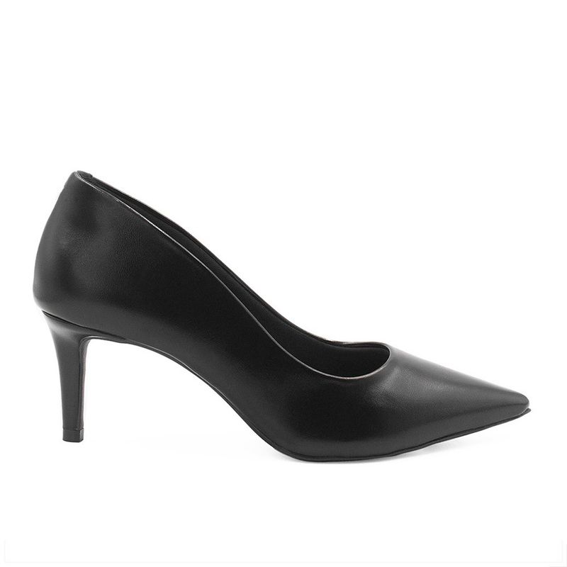 Scarpin Zatta Bico Fino Salto Médio Lolita Preto