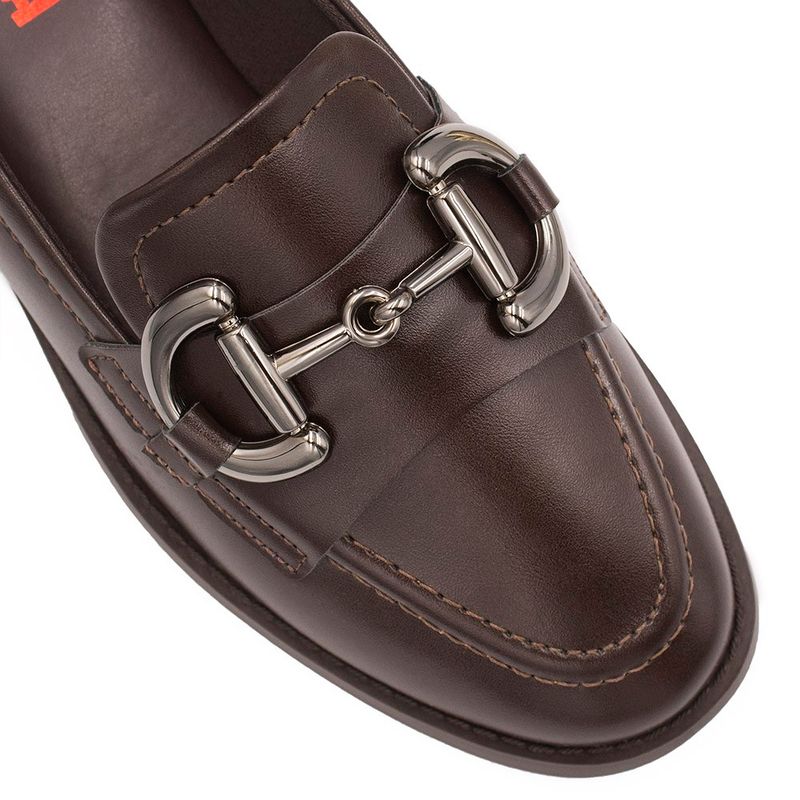 Mocassim Zatta Fivela Morgana Marrom