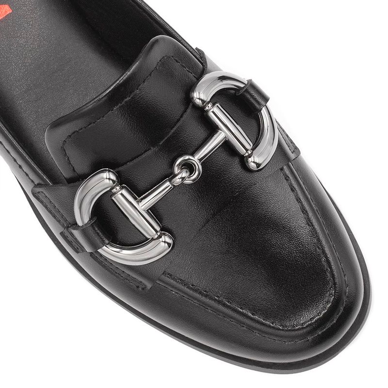 Mocassim Zatta Fivela Morgana Preto 