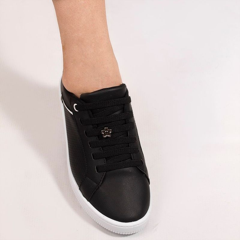 Tênis Zatta Casual Elisa Preto