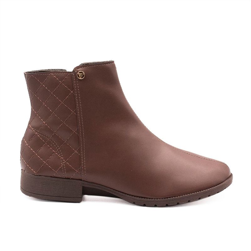 Bota Zatta  Detalhe Matelasse Magali Marrom