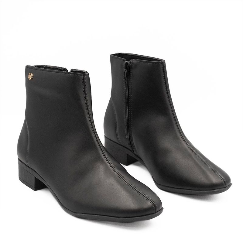 Bota Zatta Cano Curto Valeska Preta