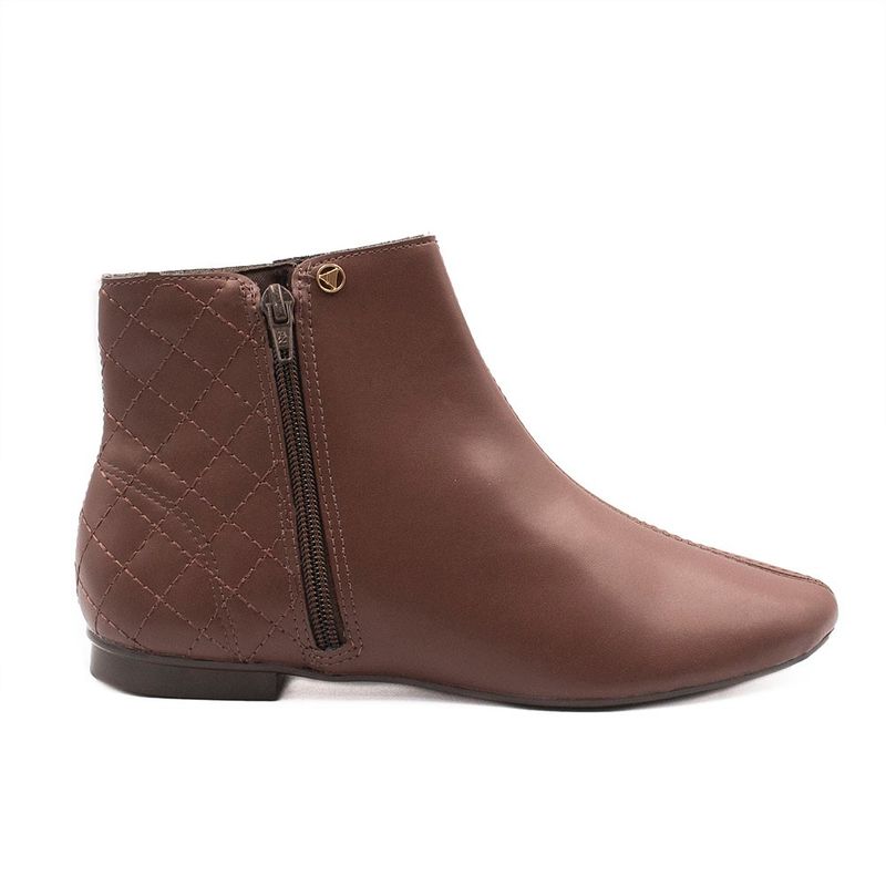 Bota Zatta Flat Matelassê Maitê Marrom