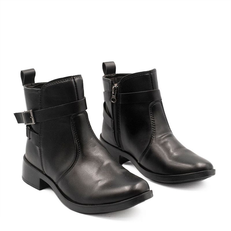 Bota Zatta Montaria Fivela Mafalda Preta