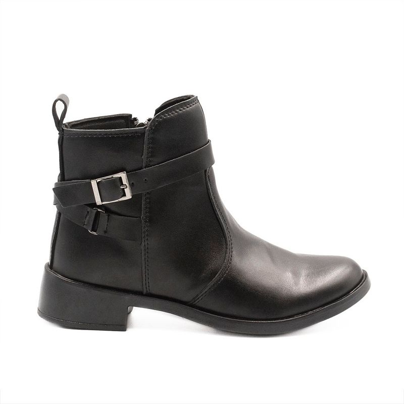 Bota Zatta Montaria Fivela Mafalda Preta