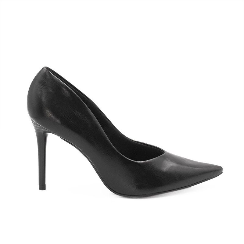Scarpin Zatta Bico Fino Salto Alto  Anita Preto