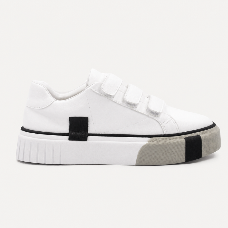 Tênis Zatta Feminino  Flatform Mary  Branco