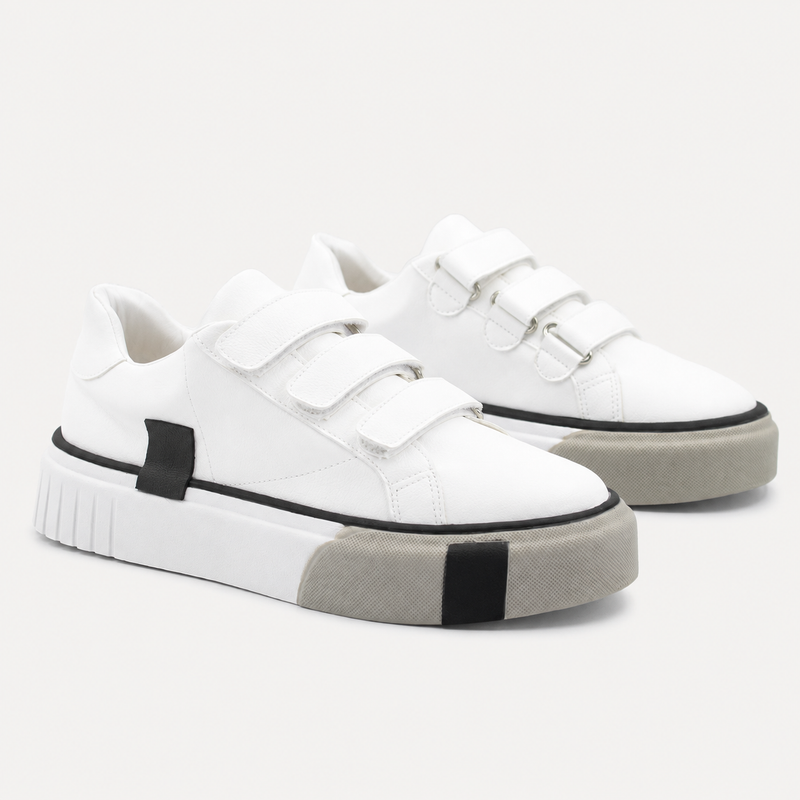 Tênis Zatta Feminino  Flatform Mary  Branco