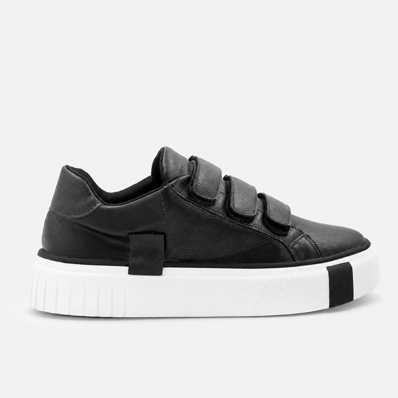 Tênis Zatta Feminino  Flatform Mary  Preto