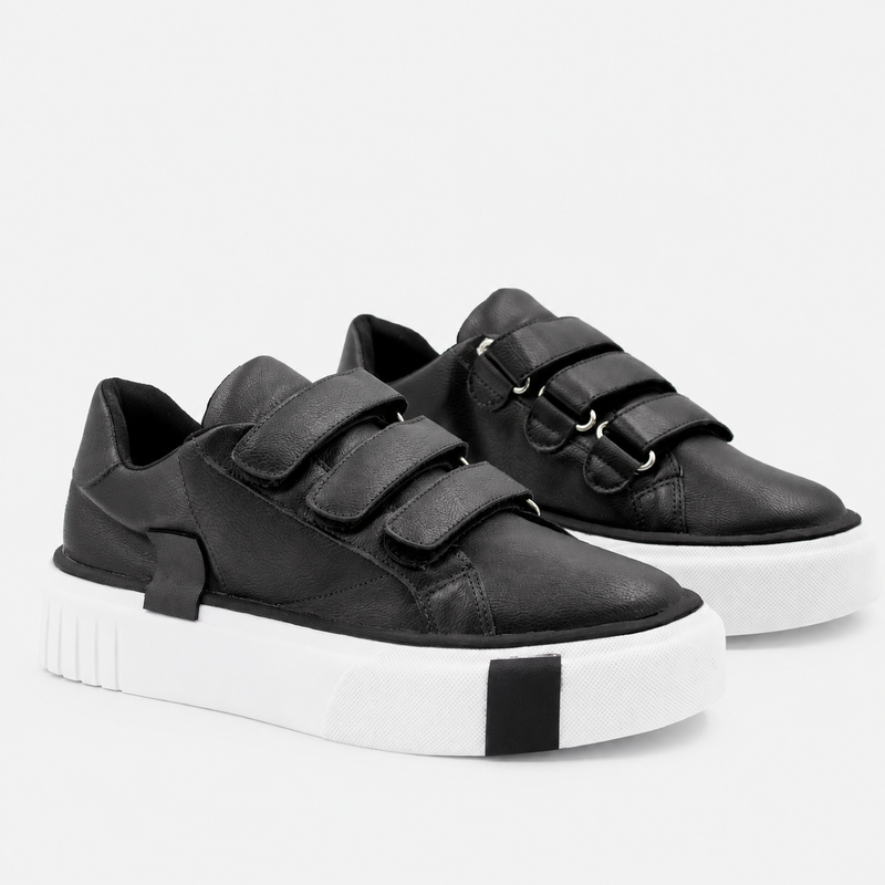 Tênis Zatta Feminino  Flatform Mary  Preto