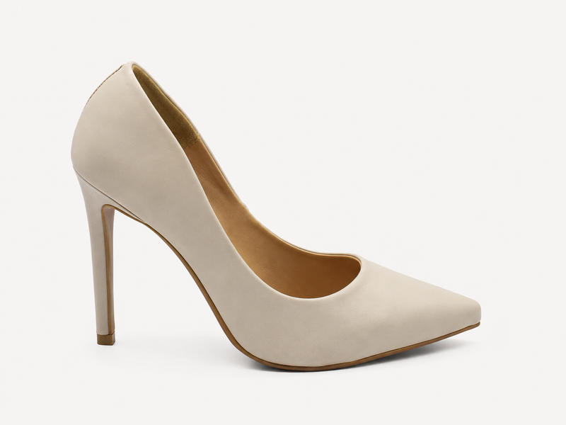 Scarpin Salto Alto Bico Fino Suzy Aveia