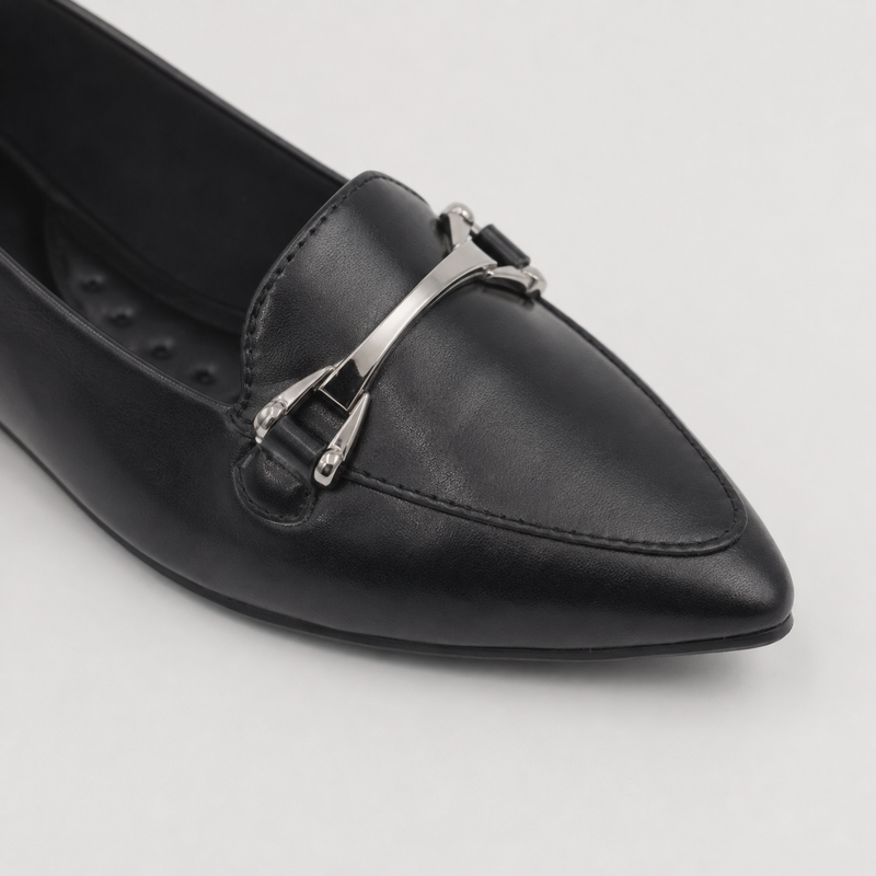 Mocassim Zatta Bico Fino Mayara Preto