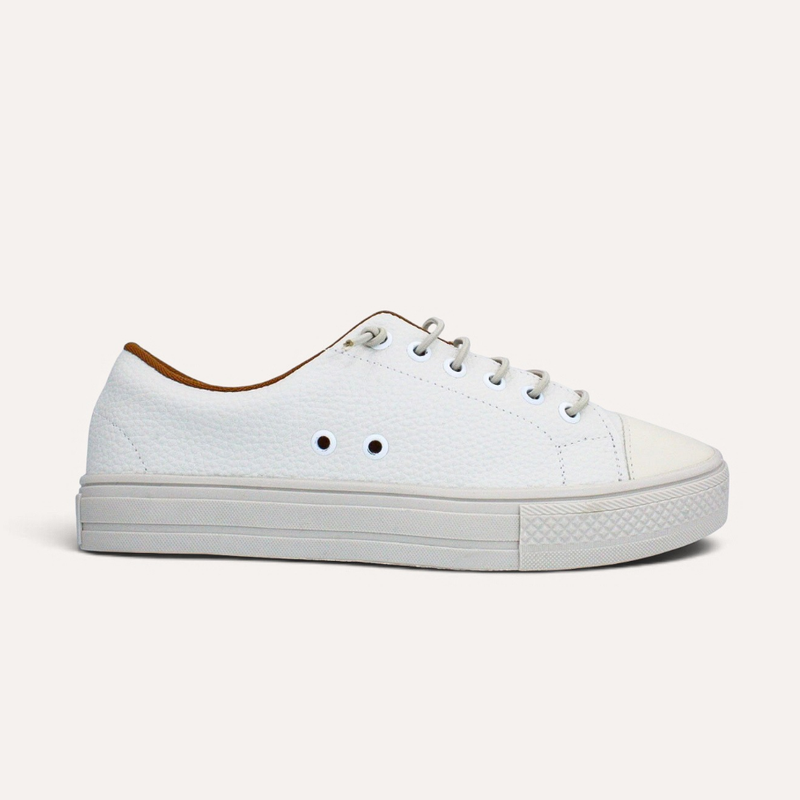 Tênis Zatta Casual com Cadarço de Elástico Madú Off White