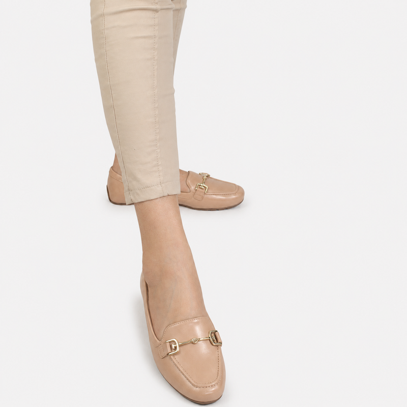 Mocassim Zatta Corrente Flat  Monique Nude