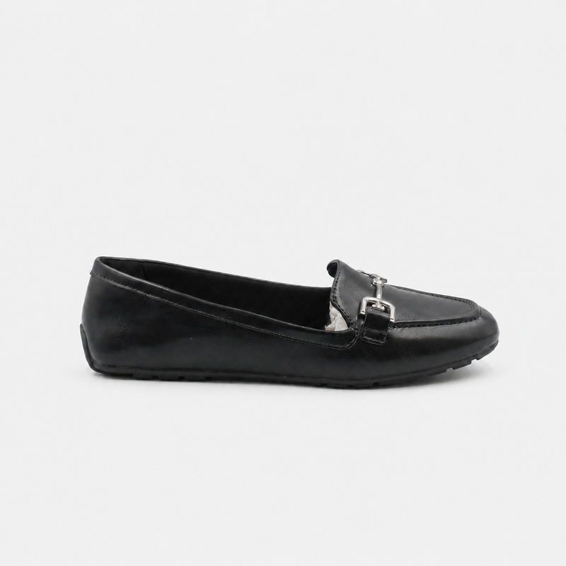 Mocassim Zatta Corrente Flat  Monique Preto