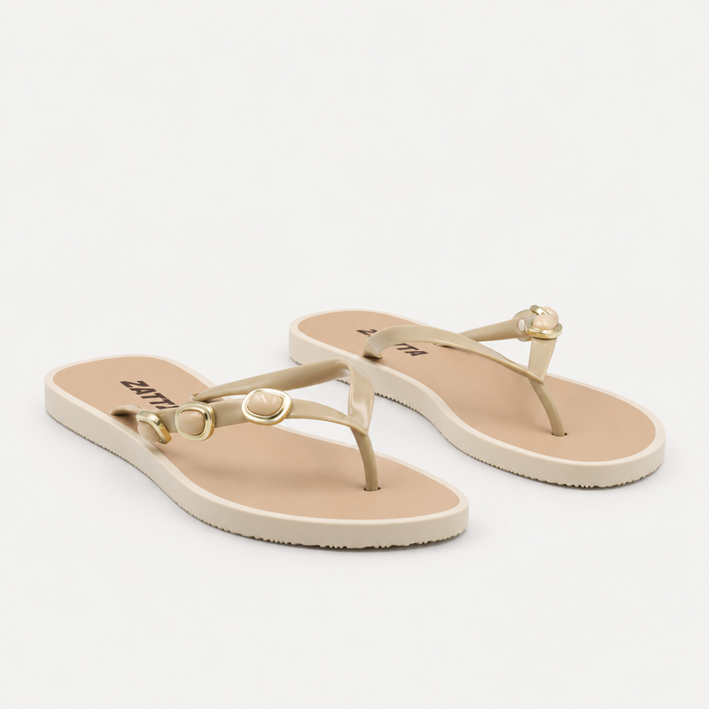 Chinelo Zatta de Dedo Pedras Patrícia Marfim