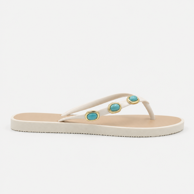 Chinelo Zatta de Dedo Pedras Patrícia Branco