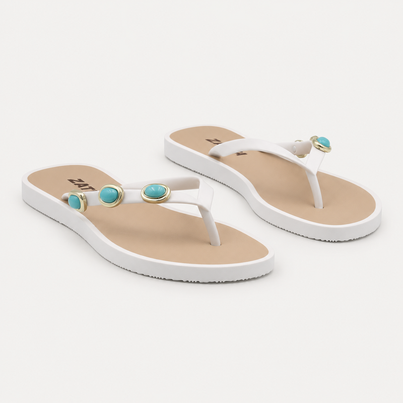 Chinelo Zatta de Dedo Pedras Patrícia Branco
