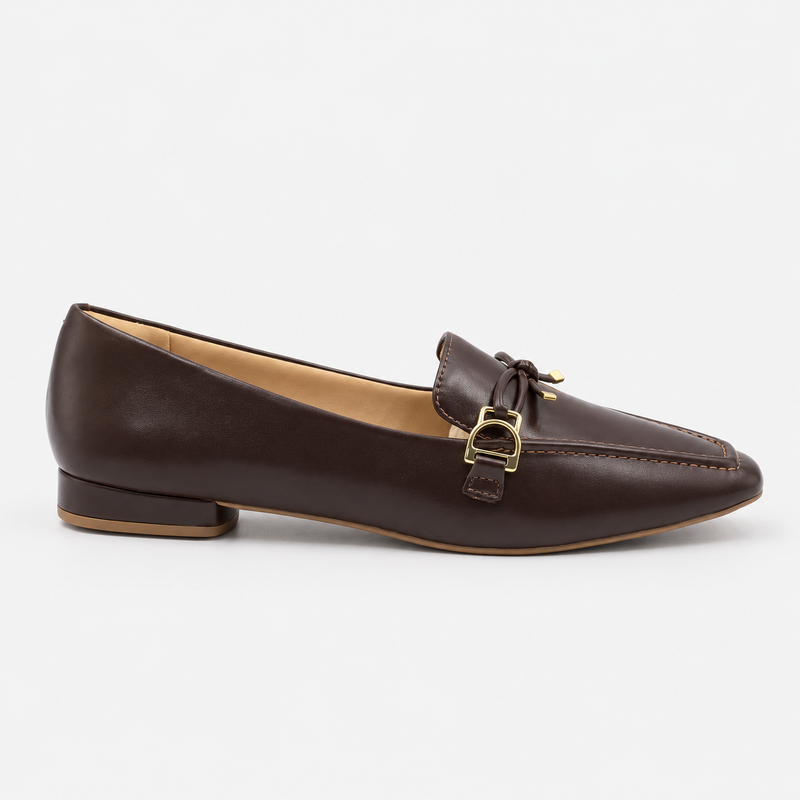 Mocassim Zatta Laço Márcia Cafe