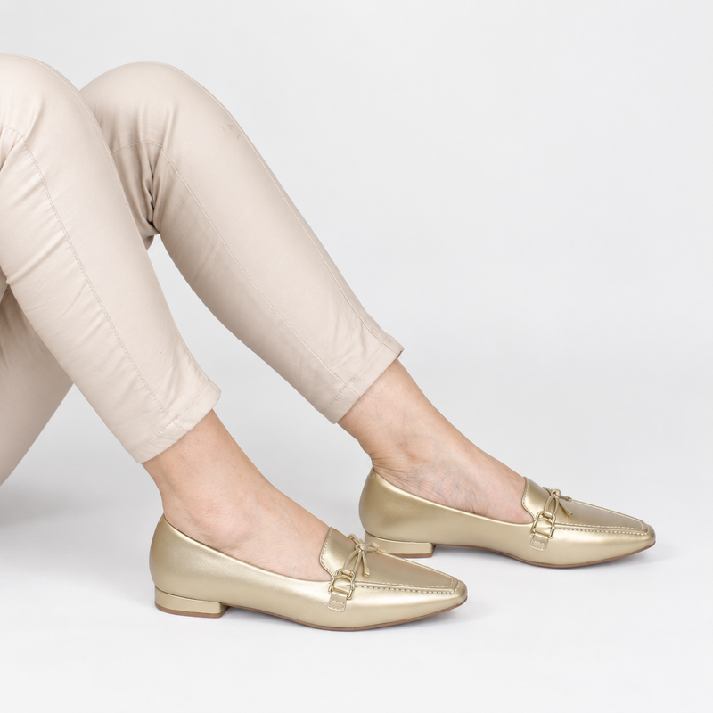Mocassim Zatta Laço Márcia Dourado