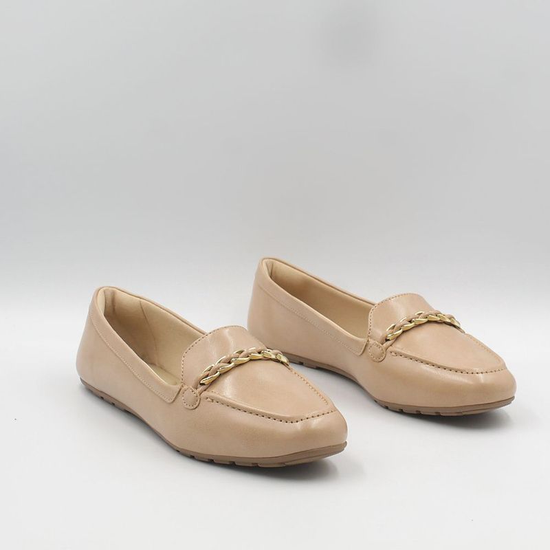 Mocassim Zatta Corrente Flat  Micaela Nude
