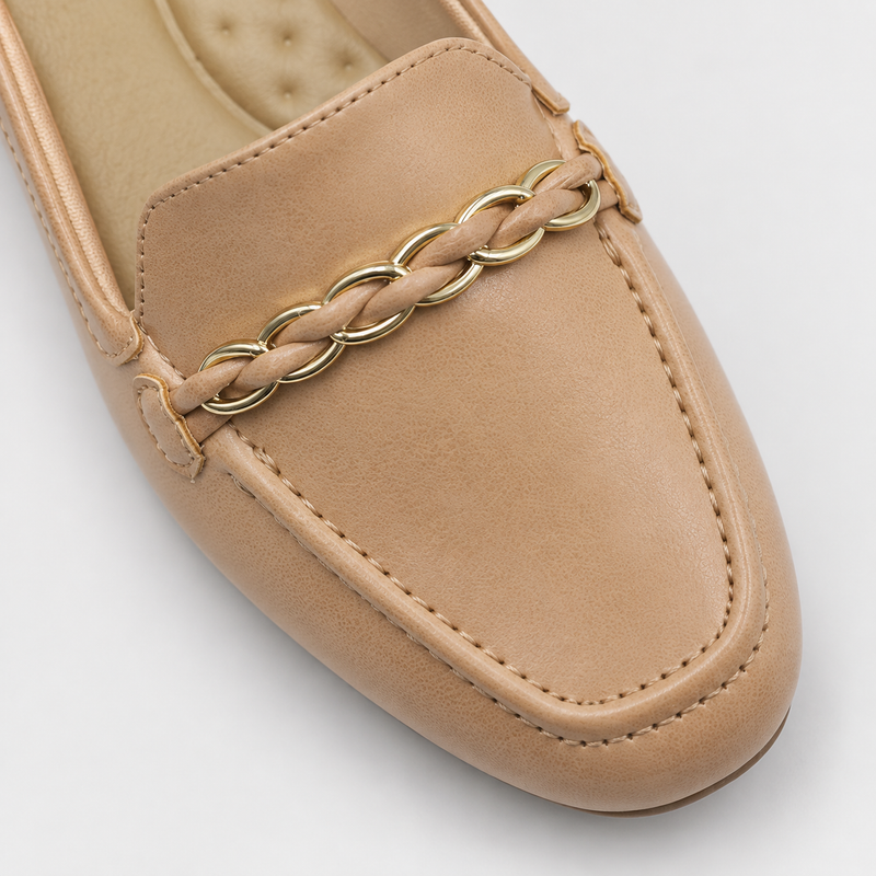 Mocassim Zatta Corrente Flat  Micaela Nude