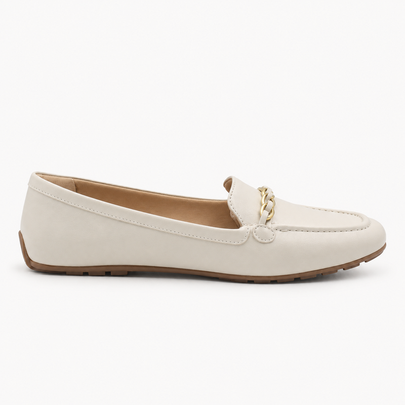 Mocassim Zatta Corrente Flat  Micaela Off White