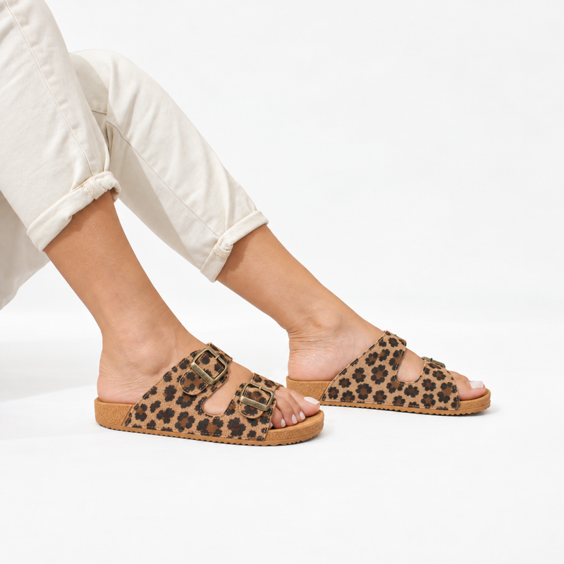 Papete Zatta Fivela Bianca Animal Print