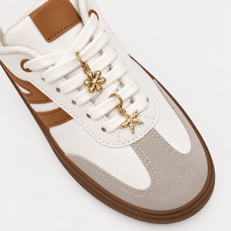 Tênis Zatta Casual Pingente Pietra Caramelo