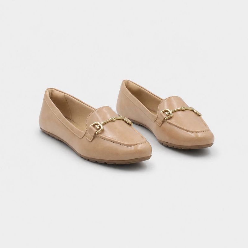 Mocassim Zatta Corrente Flat  Monique Nude