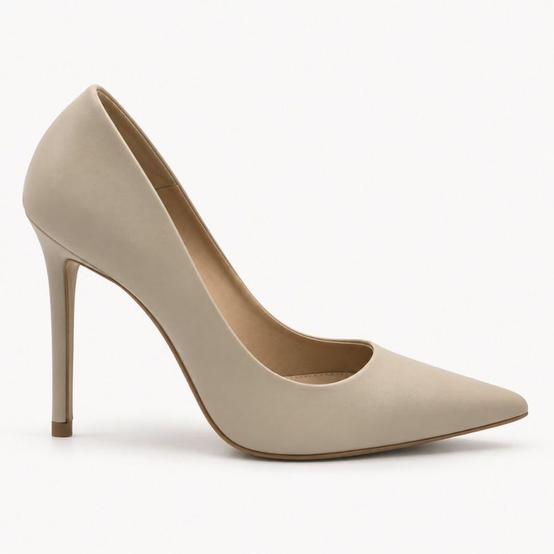 Scarpin Salto Alto Bico Fino Suzy Aveia